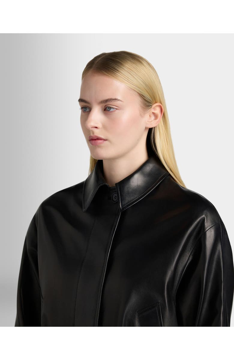 Bally Cropped Jacket, Alternate, color, Black