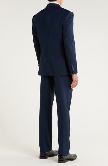 ZEGARIE Navy Mélange 3-Piece Suit | Nordstromrack
