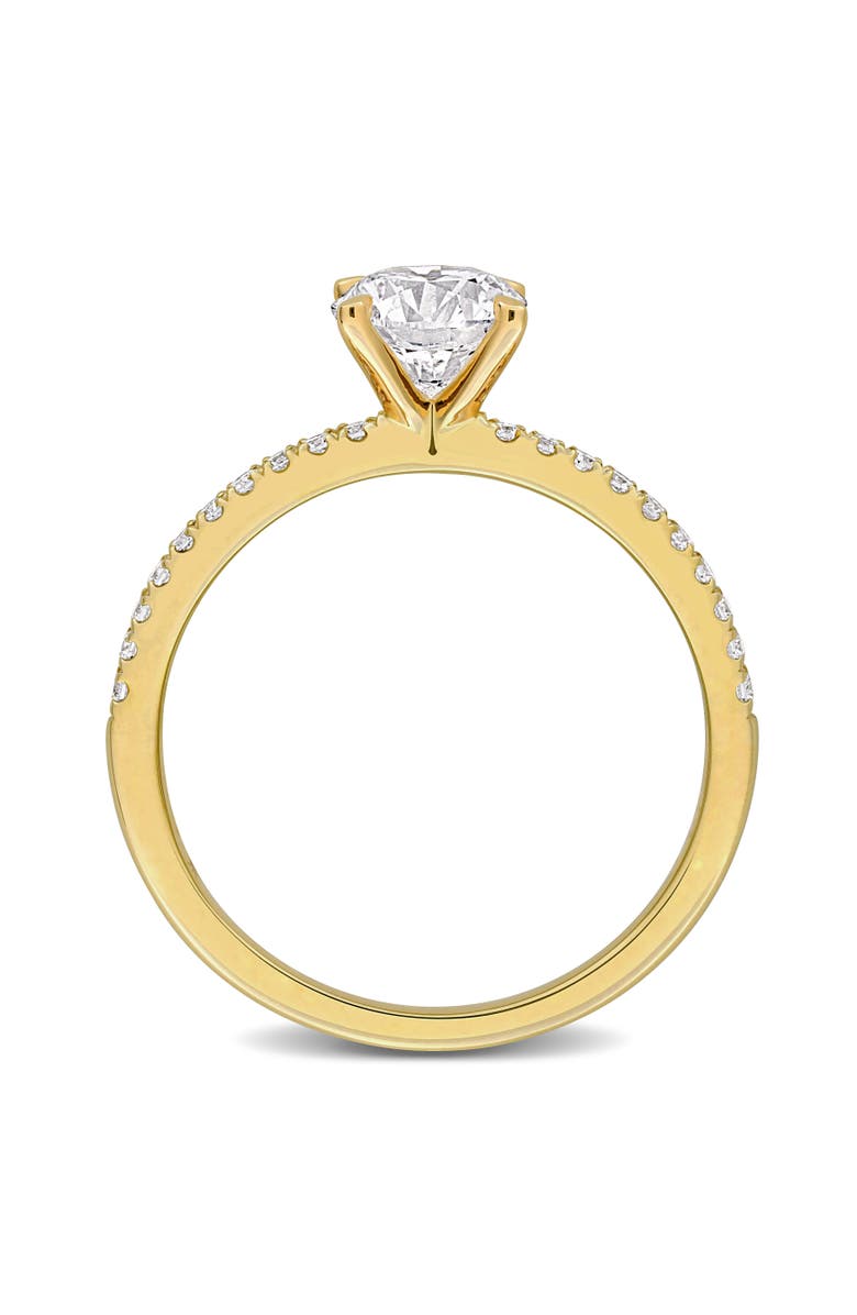 Julianna B. 1-1/6 CTW Lab-Grown Diamond Solitaire Ring 14k, Alternate, color, Yellow Gold