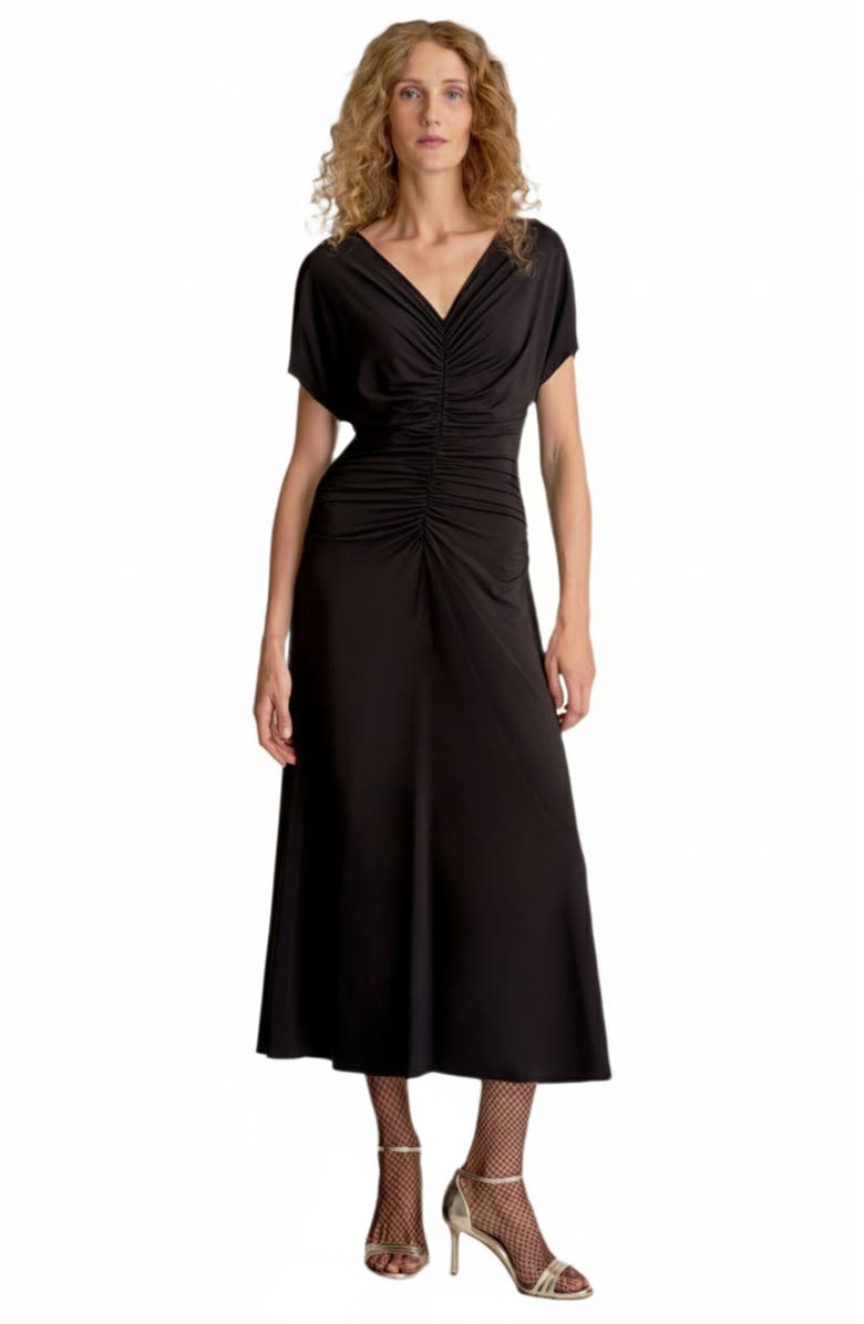 M.M.LaFleur Von Light Jersey Dress, Main, color, Black