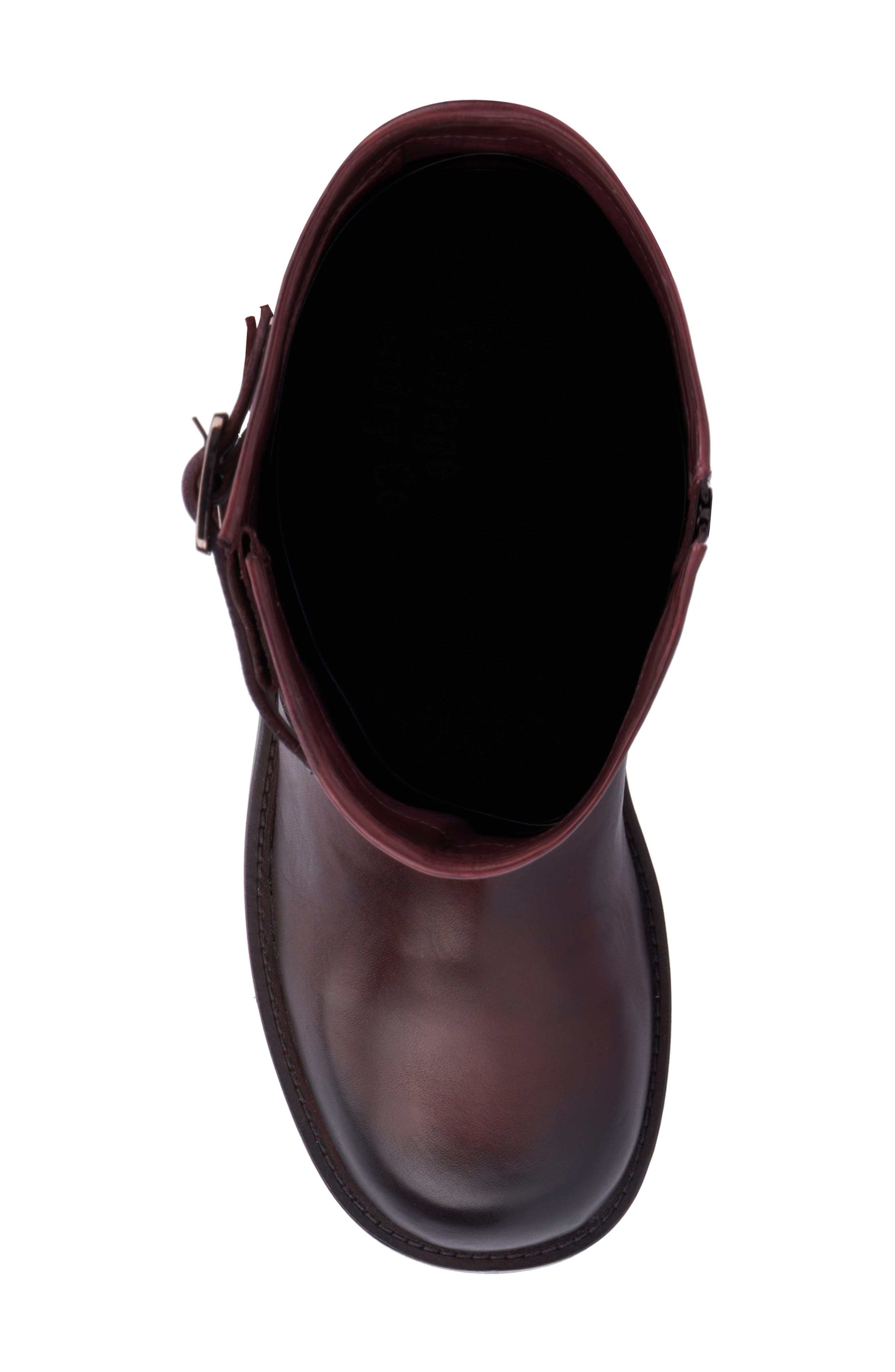 Constance Knee High Boot, Alternate, color, BURGUNDY