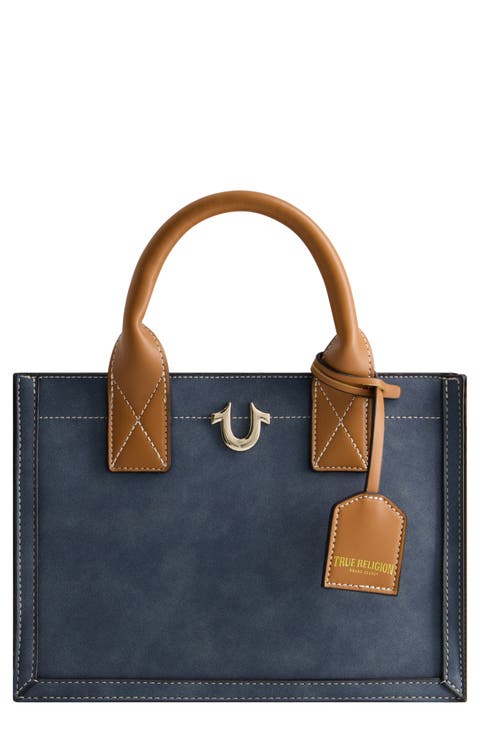 Modern Edge Suede Tote