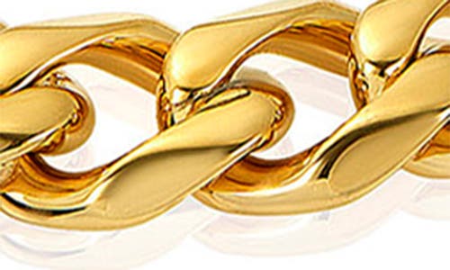 West Coast Jewelry Mens' 11mm Curb Chain Link Bracelet In Gold
