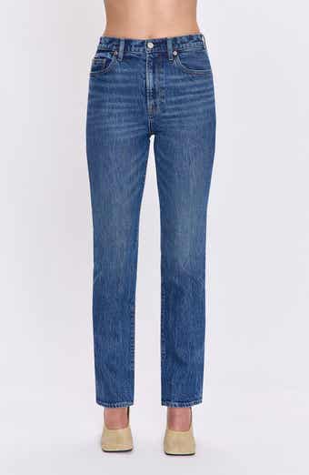 Bri High Waist Ankle Straight Leg Jeans