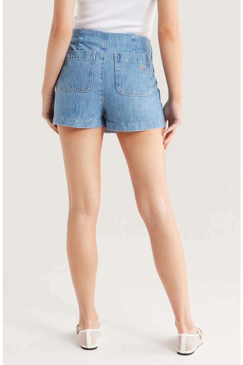 Rory Denim Skort, Alternate, color, BLUE
