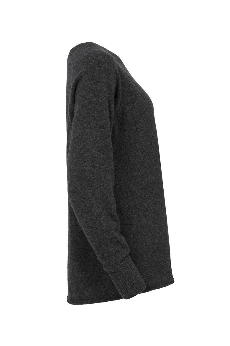 Geelong Slouch Crew Sweater, Alternate, color, CHARCOAL