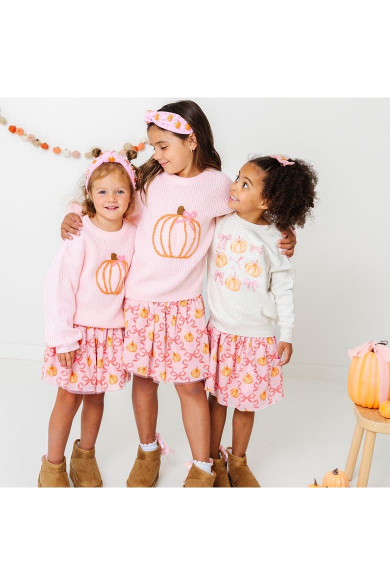 Pumpkin Sweatshirt, Alternate, color, Natural