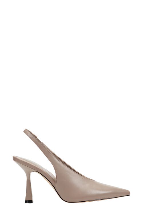 Marc Fisher Ltd Esther Slingback Pointed Toe Pump In Neutral