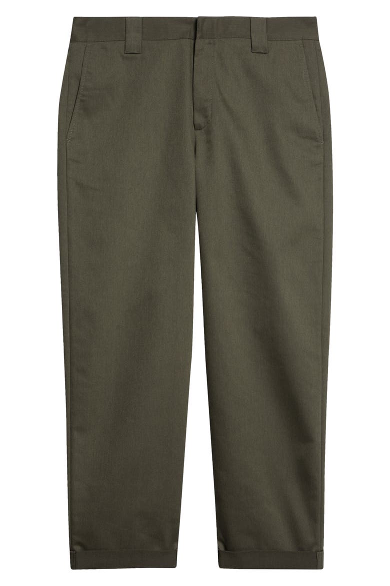 Skate Fit Chinos, Alternate, color, MILITARY GREEN