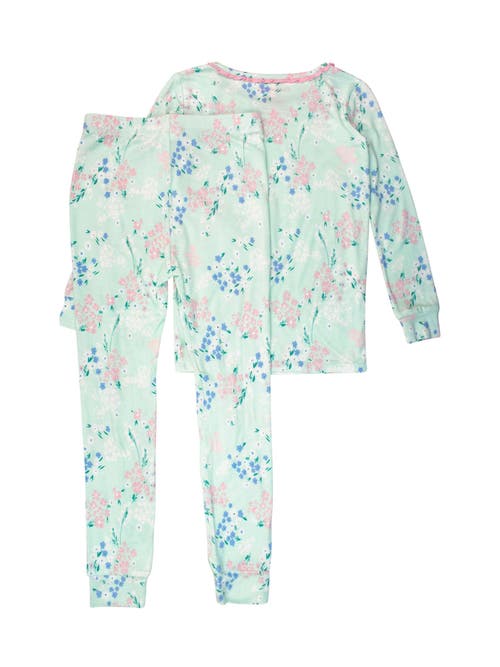 Rufflebutts Softsnooze Girls Ruffle Long Sleeve Pajama Set
