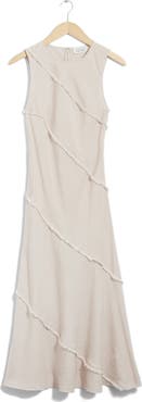 & Other Stories Sleeveless Midi Dress
