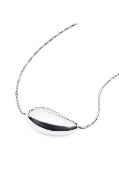 Tory Burch Wave Collar Necklace In Metallic