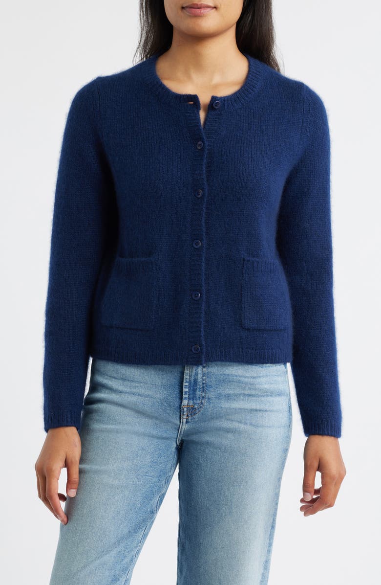 MARGARET O'LEARY Coco Cashmere & Silk Cardigan, Main, color,