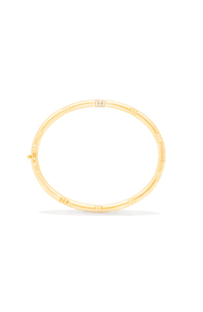 Campbell + Charlotte Crew Bangle Bracelet - Diamond, Alternate, color, Diamond- Gold