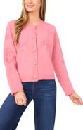 CeCe Floral Soutache Cardigan