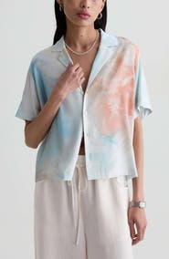 AG Long Beach Stretch Silk Camp Shirt