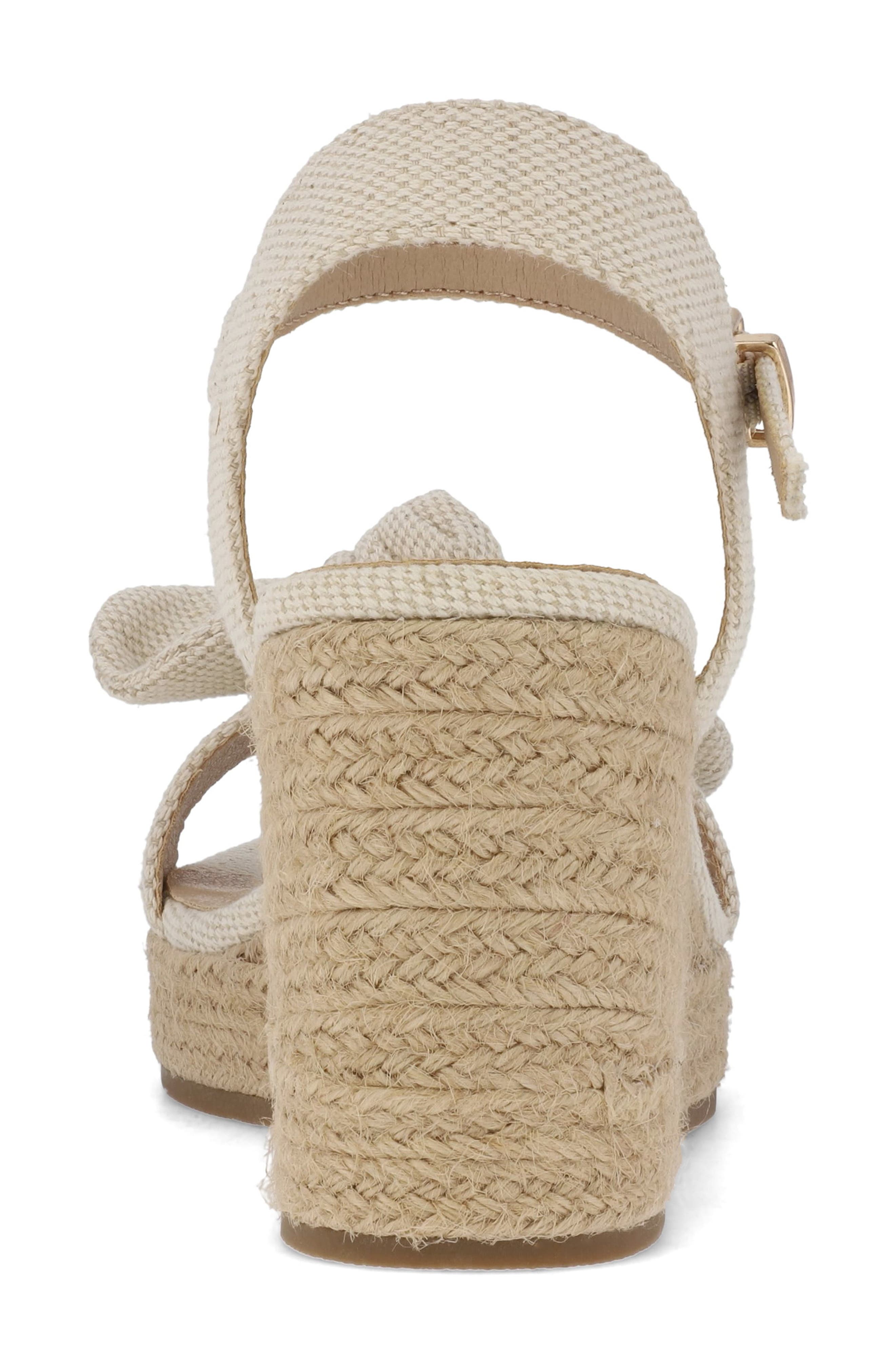 MIA Josiane Platform Wedge Espadrille Sandal, Alternate, color, Natural