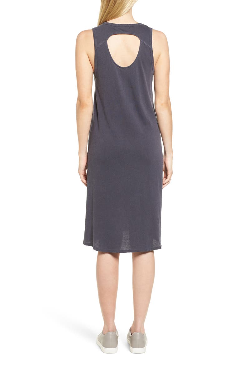 Boo Jersey Tank Dress, Alternate, color, ASPHALT