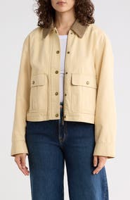 Sam Edelman Crop Workwear Jacket