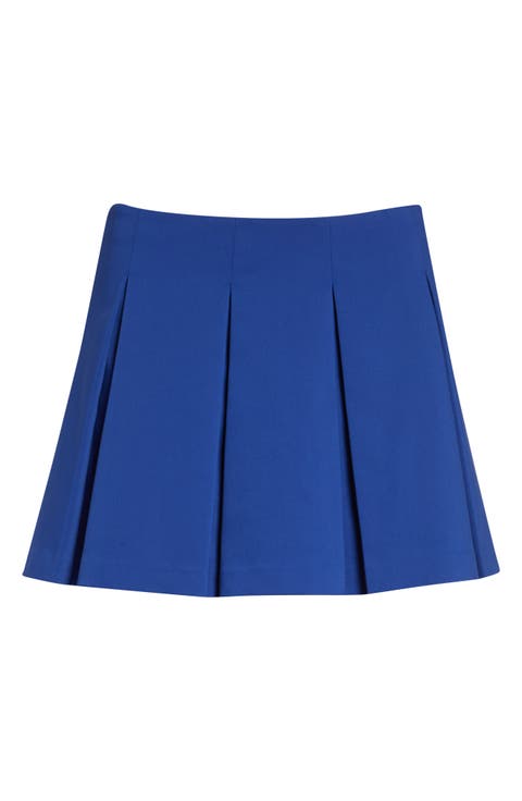 Emilie Pleat Miniskirt