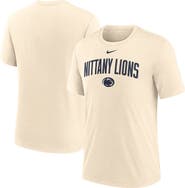 Nike Men's Nike Natural Penn State Nittany Lions Arch Logo Triblend T-Shirt