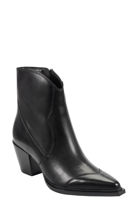 Giulie Pointed Cap Toe Bootie (Women)