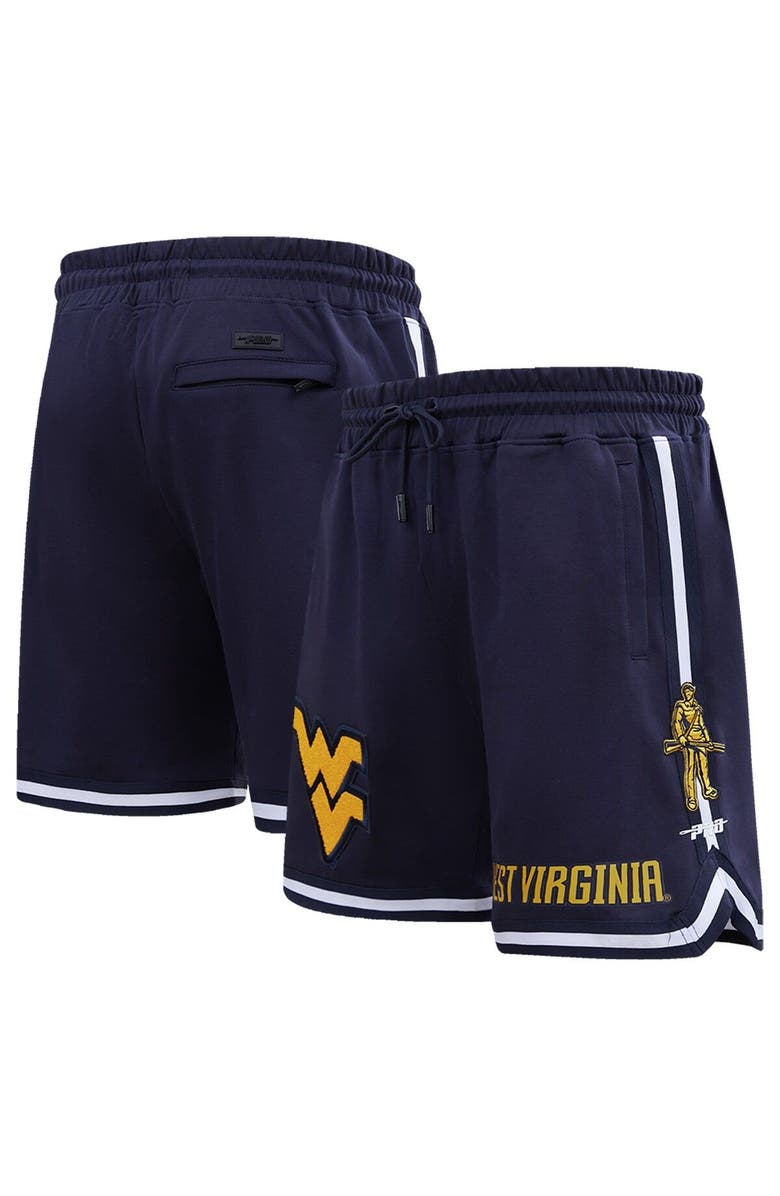 PRO STANDARD Men's Pro Standard Navy West Virginia Mountaineers Classic Shorts, Main, color, Navy
