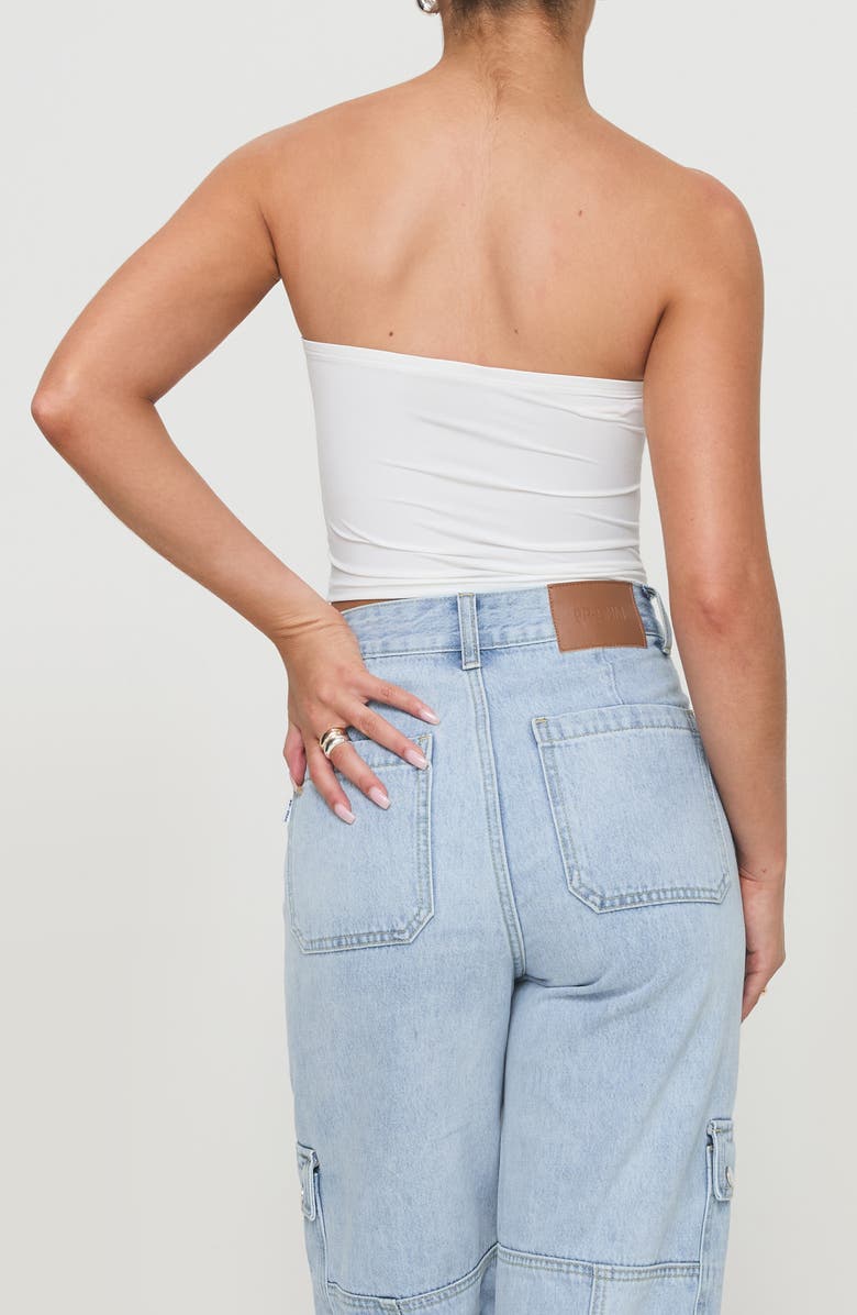 Princess Polly Tomlin Tube Top, Alternate, color, White