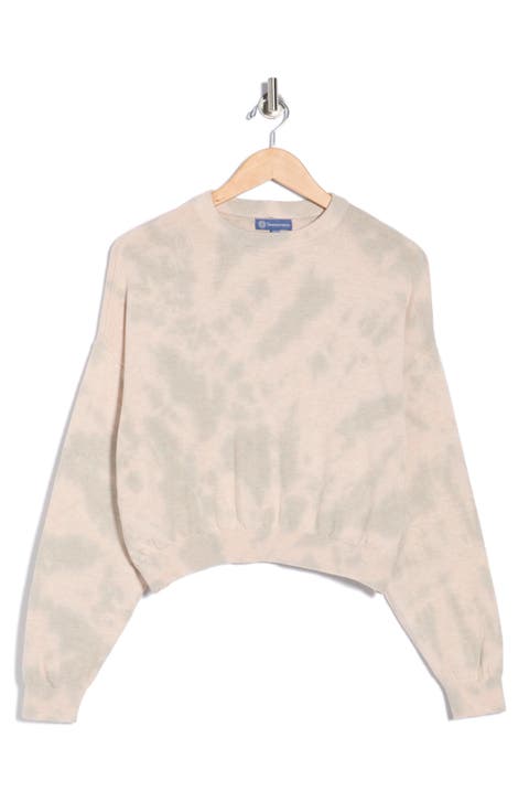 Tie Dye Crop Sweater