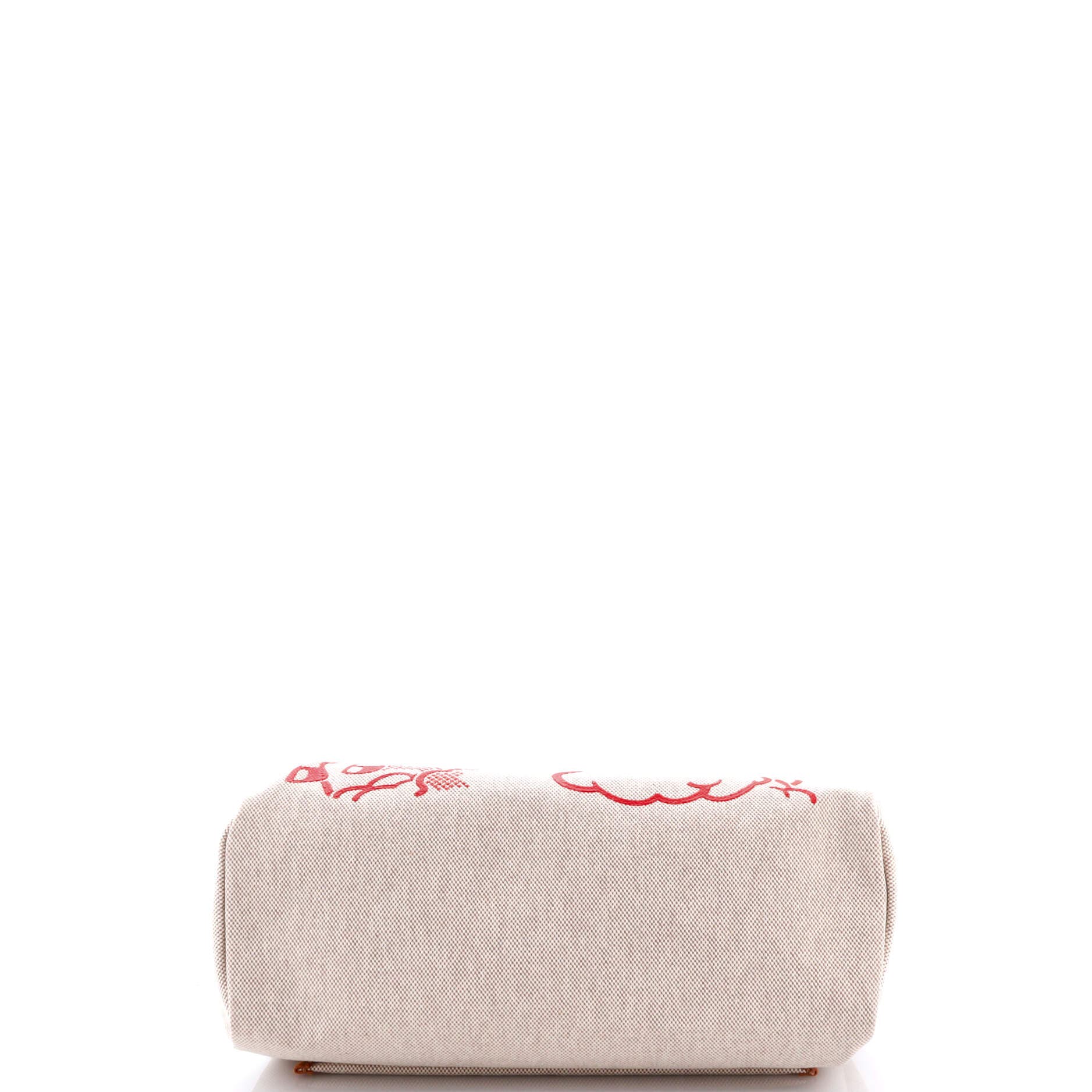 Pre-Owned Hermes Herbag Zip Pegase Pop Toile and Leather 31, Alternate, color, 