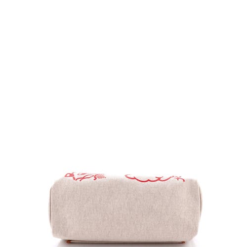 Pre-owned Hermes Hermes Herbag Zip Pegase Pop Toile And Leather 31 In Multi