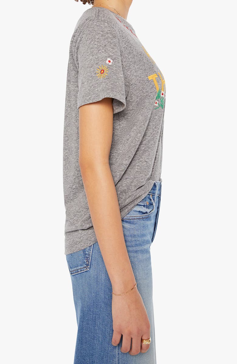 MOTHER The Rowdy Embroidered T-Shirt, Alternate, color, Hot On The Trail