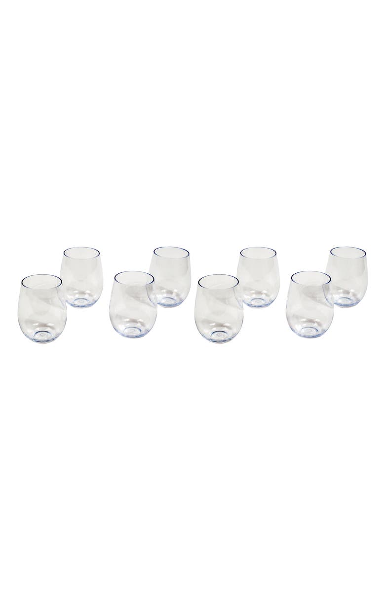 TarHong Tritan Montana Set of 8 Stemless Wineglasses, Main, color, 