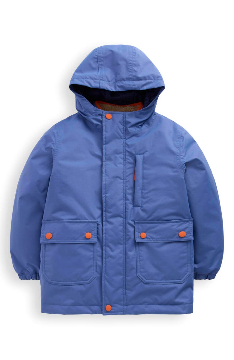 Mini Boden Kids' 4-in-1 Waterproof Jacket, Main, color, River Blue