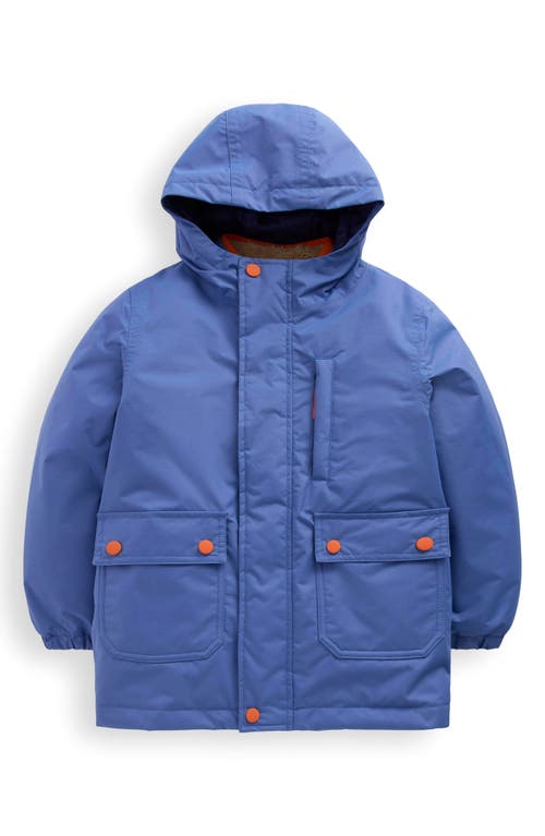 Mini Boden Kids' 4-in-1 Waterproof Jacket In Blue