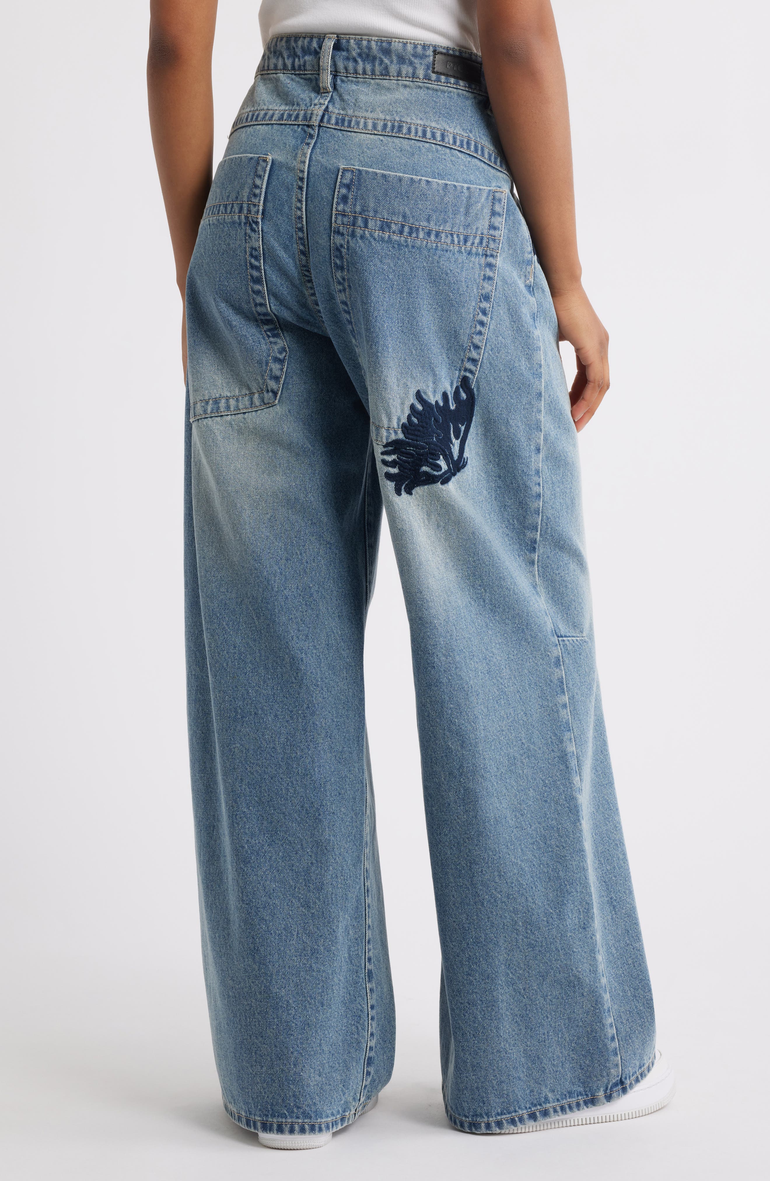Caroline Baggy Wide Leg Jeans - image 2