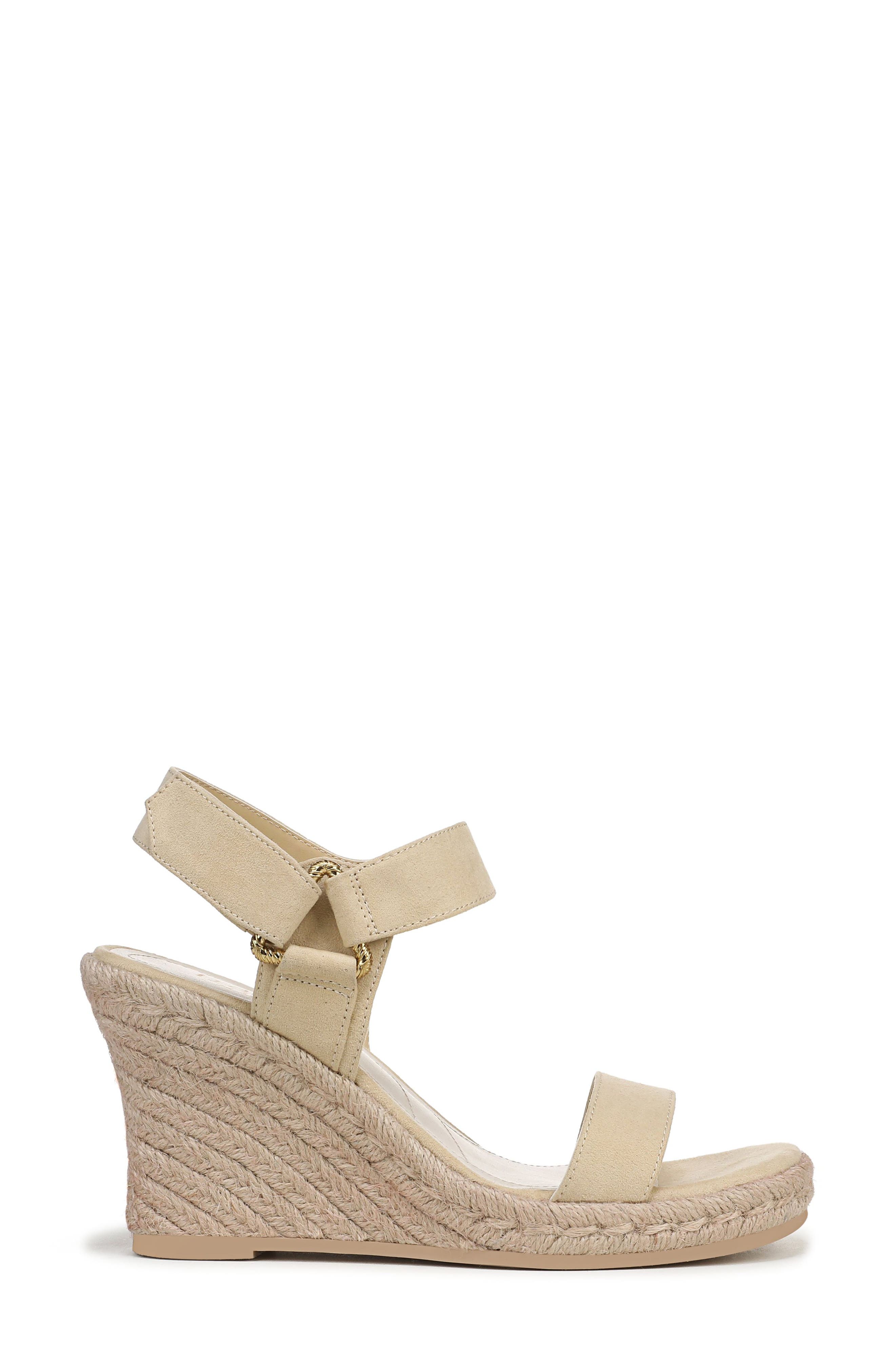 Nissi Espadrille Wedge Sandal, Alternate, color, DUNE