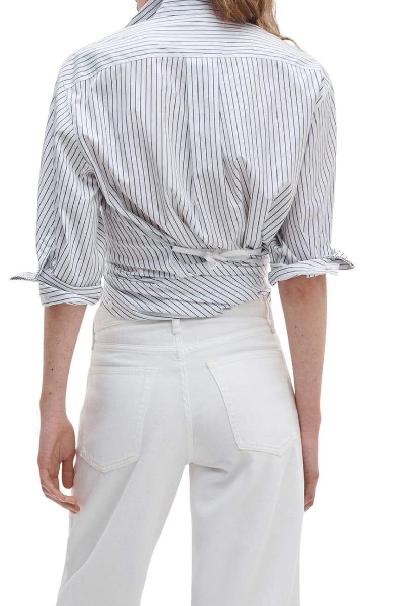 rag & bone Andi High Waist Ankle Wide Leg Jeans, Alternate, color, White