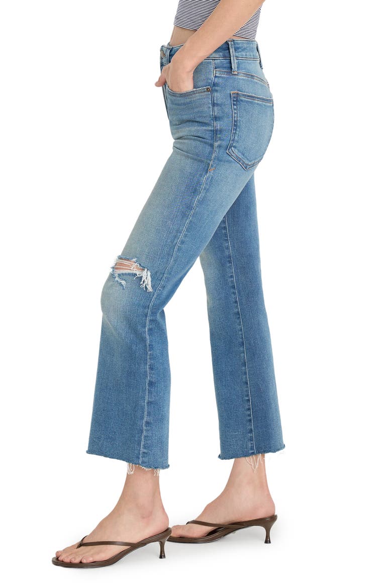 Soft-Tech Good Legs Ripped Crop Mini Bootcut Jeans, Alternate, color, INDIGO1210
