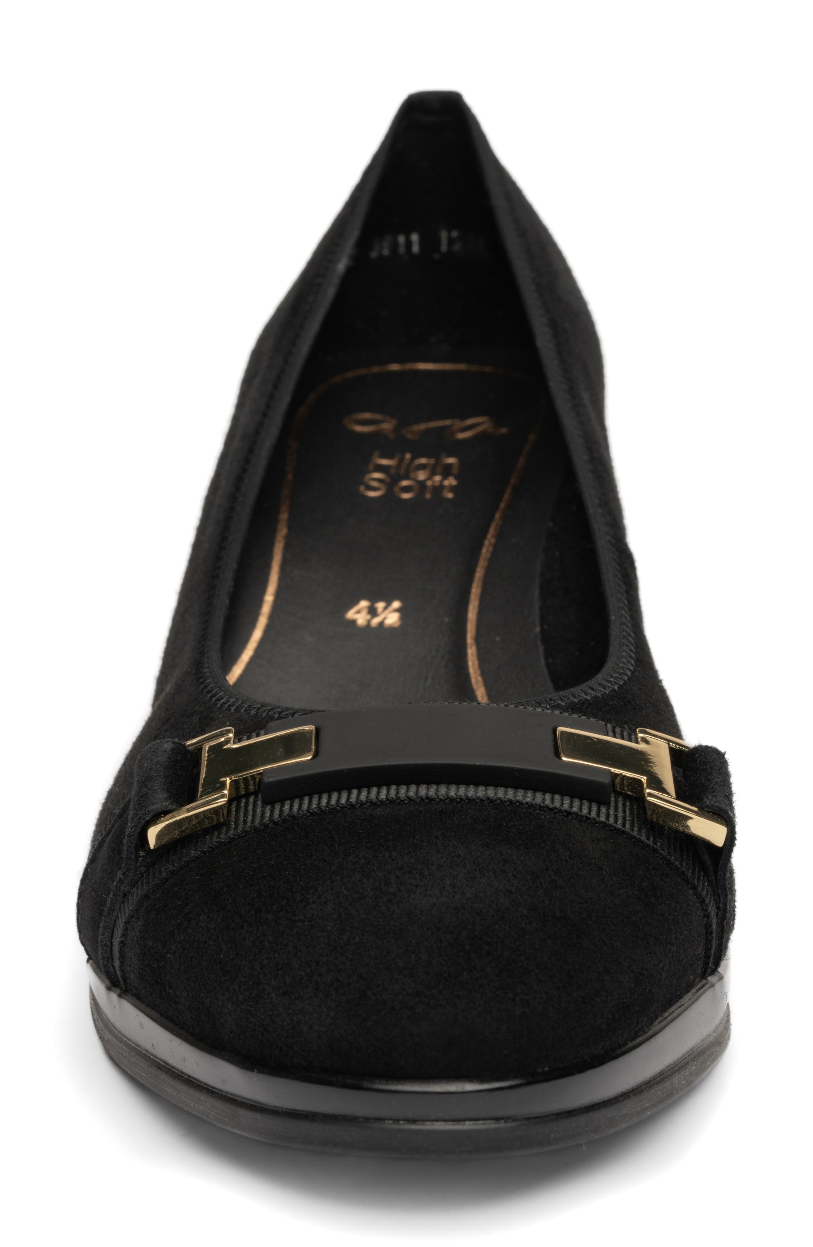 Ophelia Buckle Pump, Alternate, color, BLACK
