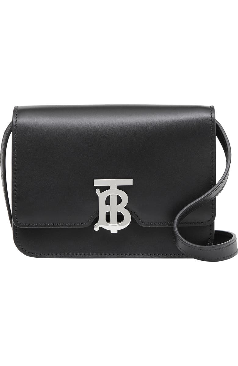 Burberry Mini TB Leather Bag, Main, color,