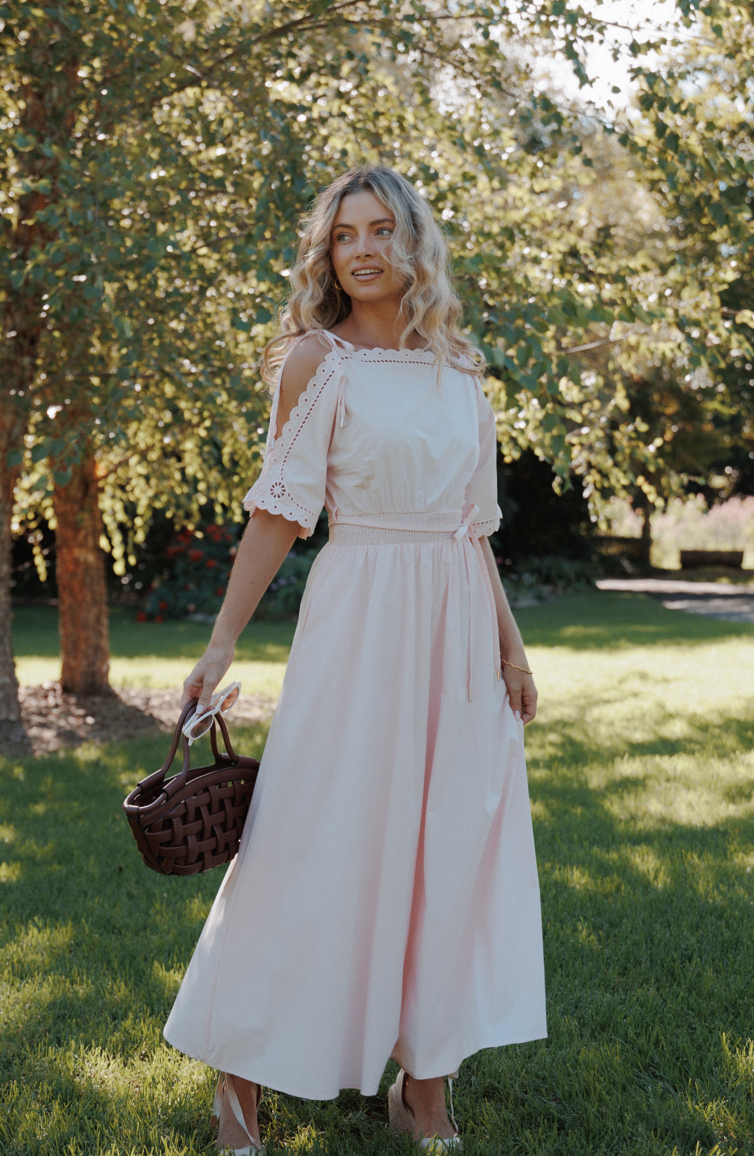 Nellie Cotton Midi Dress - image 2