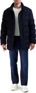 Cole Haan Padded Down Wool Blend Jacket