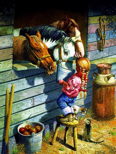 Working Girl 500 piece Jigsaw Puzzle for Adults