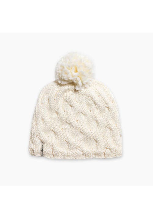 Turtle Fur Wave On Wave Merino Wool Hat In White
