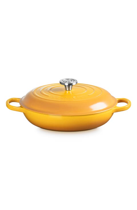 Signature 3.5-Quart Enameled Cast Iron Braiser