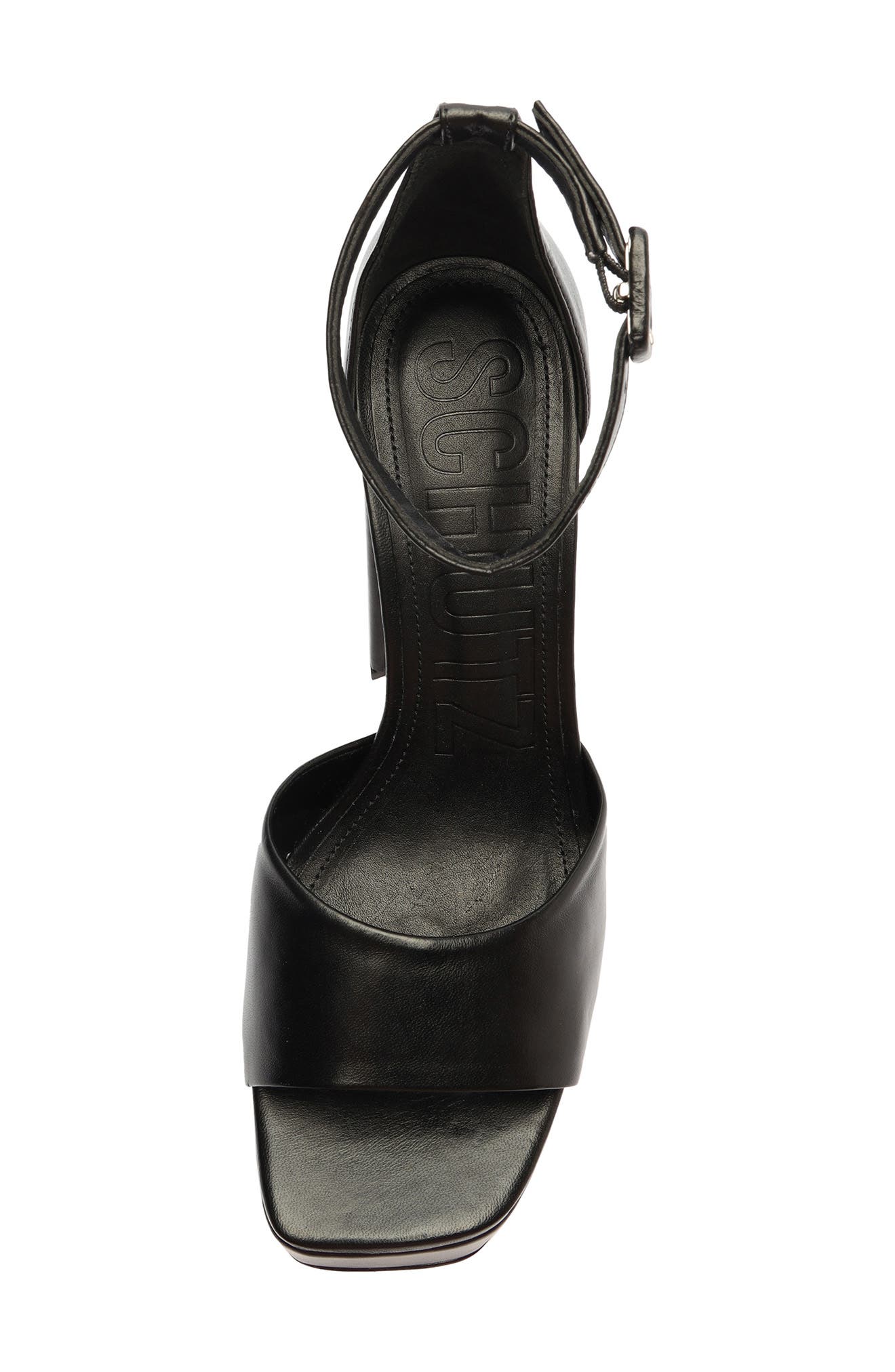 Schutz Lenne Ankle Strap Platform Sandal, Alternate, color, 