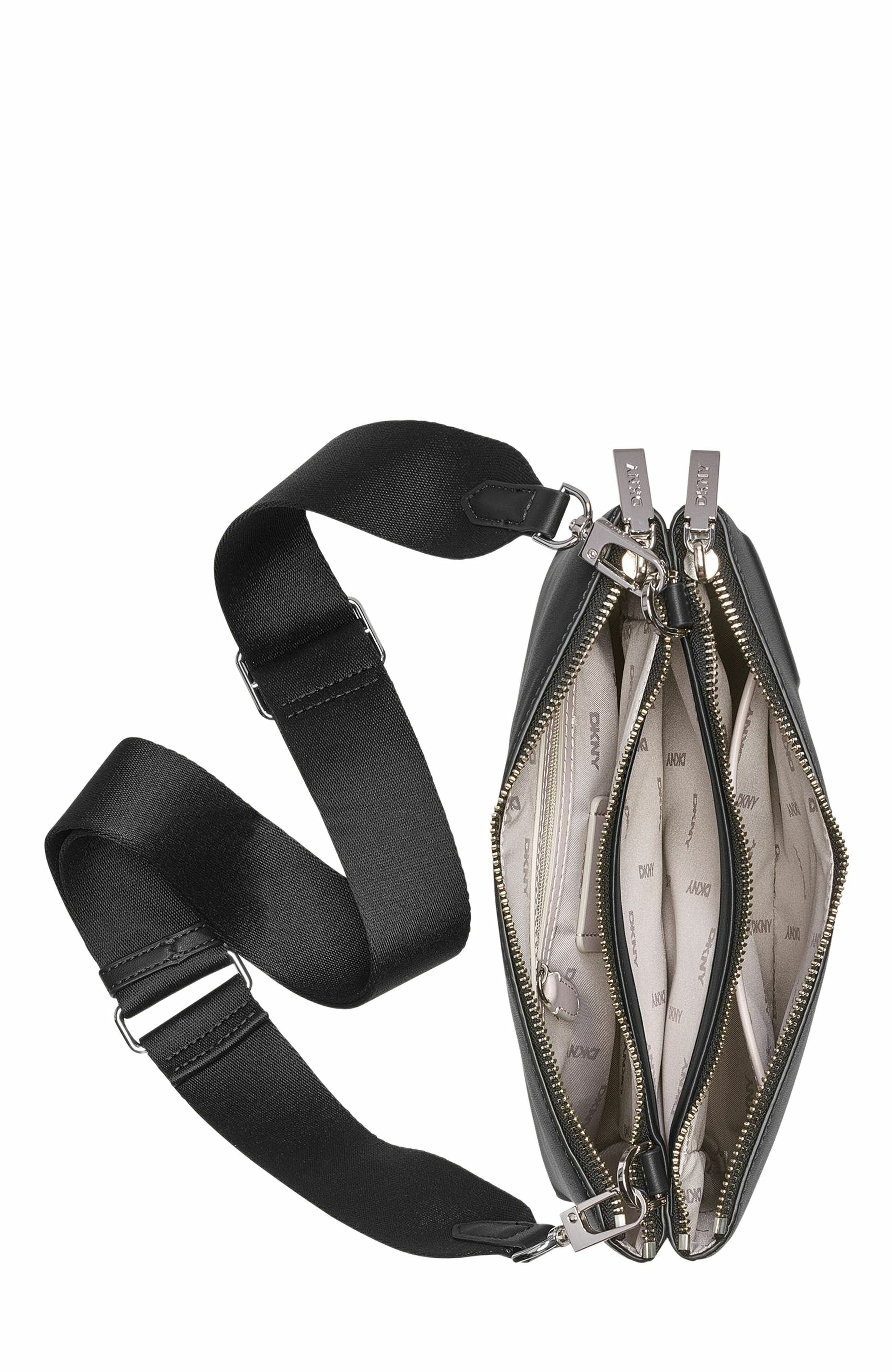Tinsley Crossbody Bag, Alternate, color, Black/Silver
