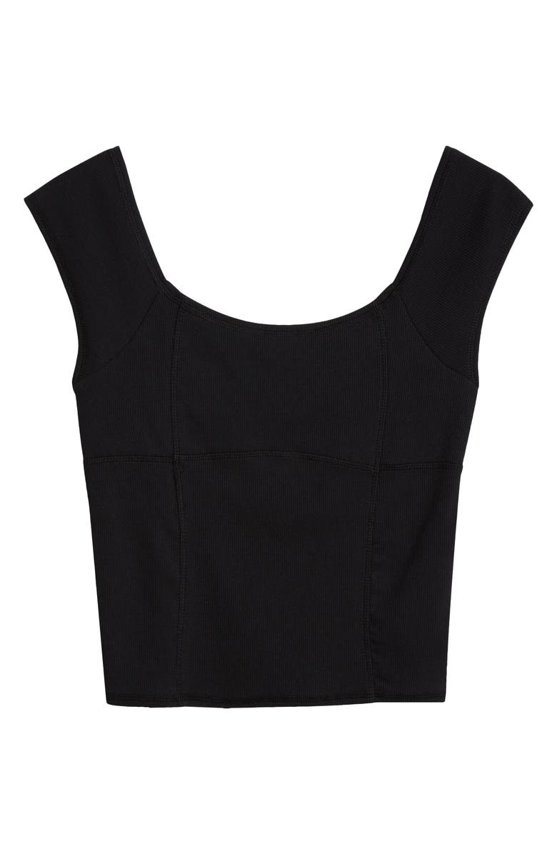 PacSun Juliet Crop Tank, Alternate, color, Black