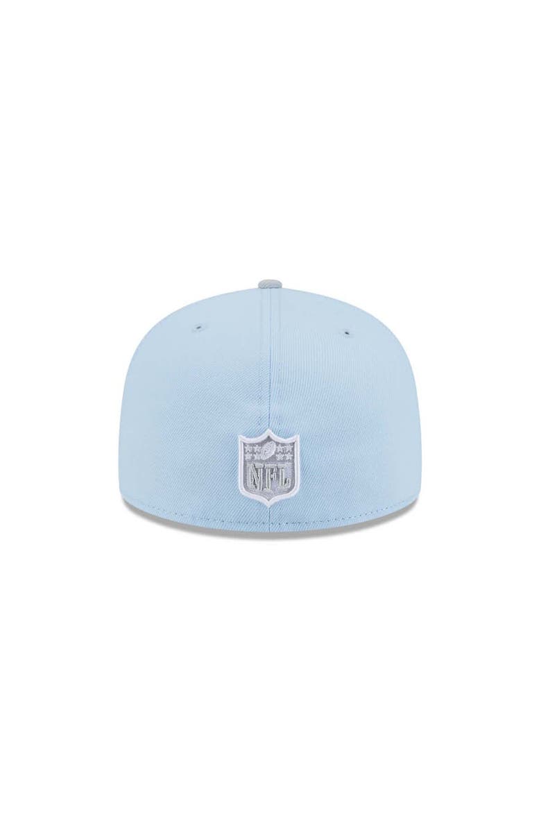 New Era Men's New Era Light Blue/Gray Dallas Cowboys Color Pack Two-Tone 59FIFTY Fitted Hat, Alternate, color, 